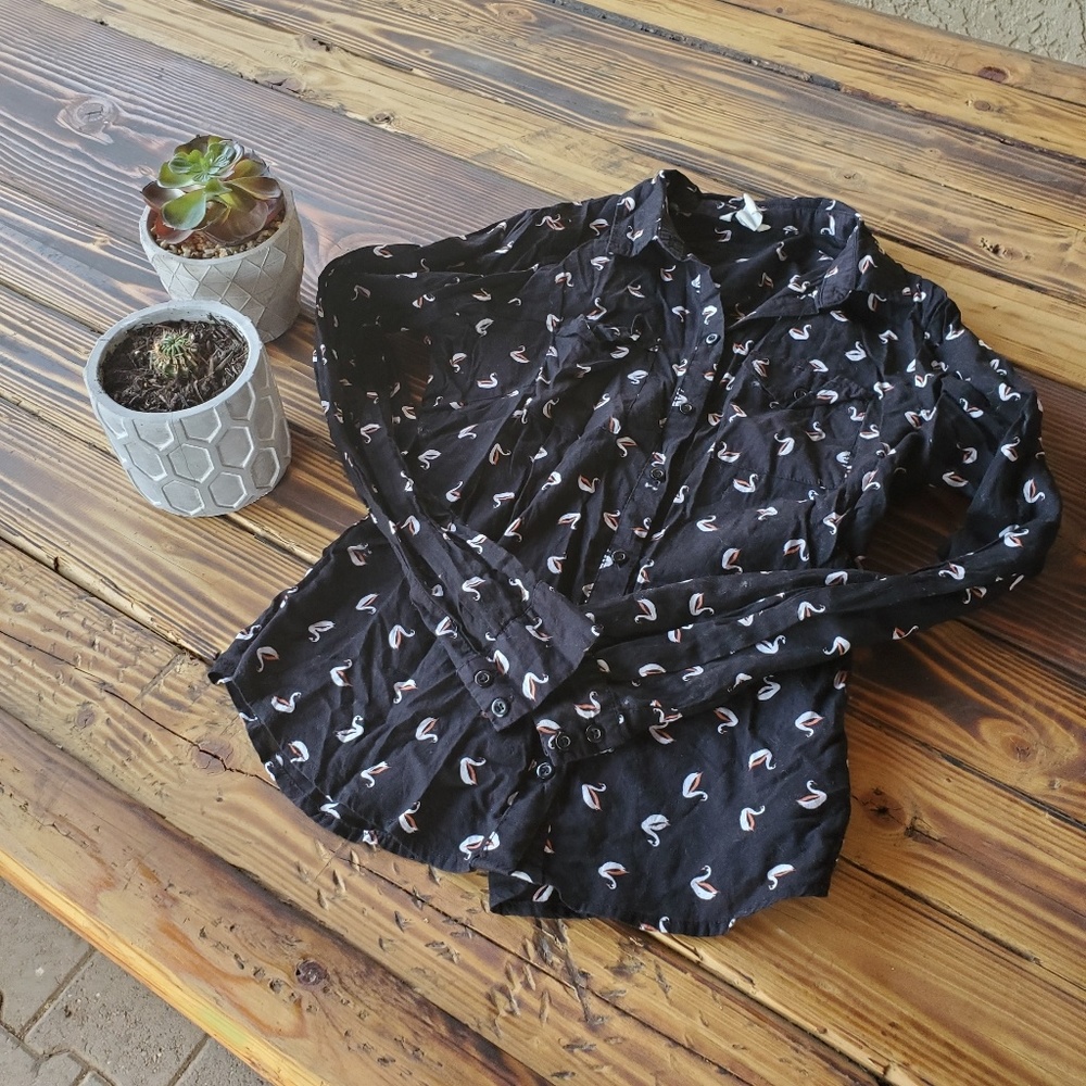 Shirt button up.